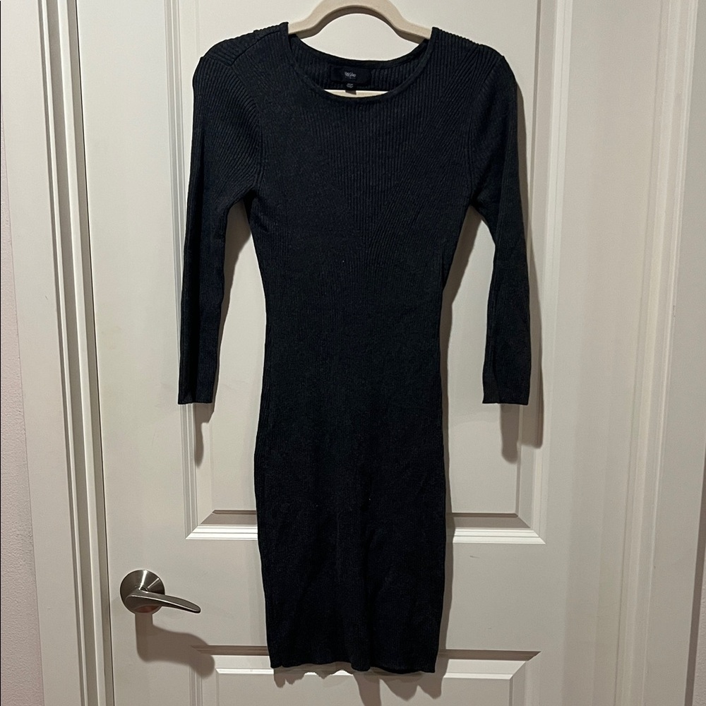 Mossimo Supply Co. Black Long Sleeve Dress